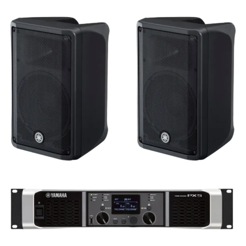 Kit Refuerzo Sonoro | Incluye 2 Bocinas CBR10 y 1 Amplificador PX5 | Ideal para Audio en primer Plano YAMAHA CBR10KIT/PX