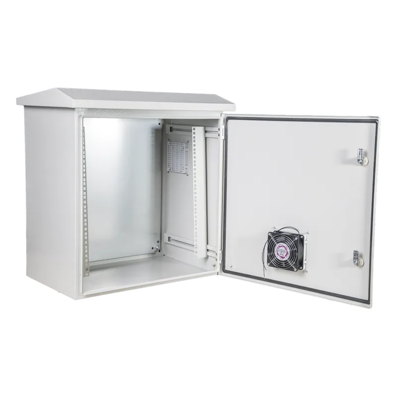 Gabinete con Rack 19" 11U de Acero / IP55 / Exterior o interior / Placa Trasera Interna/ Ventilador / Ventilas / Filtros / Terminal de Tierra / 593 x 609 x 399 mm PRECISION PST506019RAVKIT