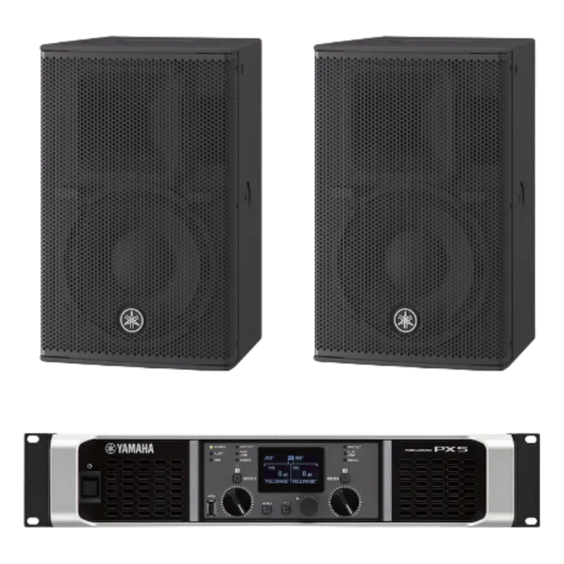 Kit Refuerzo Sonoro | Incluye 2 Bocinas CHR10 y 1 Amplificador PX5 | Ideal para Aplicaciones de Música en Primer Plano YAMAHA CHR10KIT/PX
