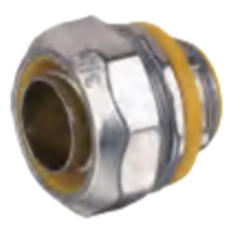 Conector Metálico Recto para Tubo Liquid Tight / Aleación de Zinc / Sujeción con Tornillo / Rosca NPT-Métrica / Aislamiento Dieléctrico / Protección Cableado PRECISION PST-LTS-075