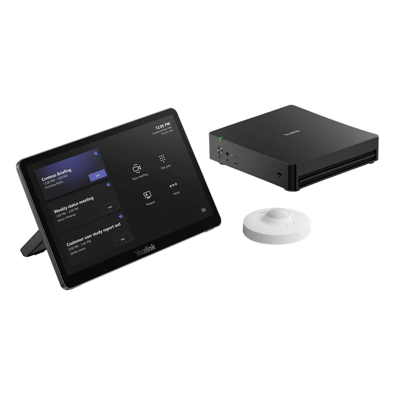 Kit Microsoft Teams Rooms / MCoreKit-C5U / Intel Ultra5 125H / 16GB DDR5 / 256GB SSD / 3x HDMI-Out / HDMI-In 4K / MTouch Plus 11.6" / RoomSensor / WiFi 6 / BT 5.2 YEALINK MCORE-KIT-C5U-MS