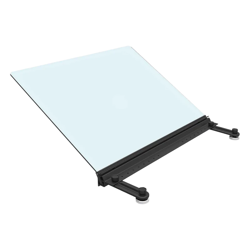 Deflector Superior Vertical para Rack Express, 10.90 x 23.60 x 22.50 pulgadas, Negro, Policarbonato PVC, Montaje Magnético, Configuración Pasillo Frío/Caliente, Paneles Transparentes HOFFMAN UACTB6V