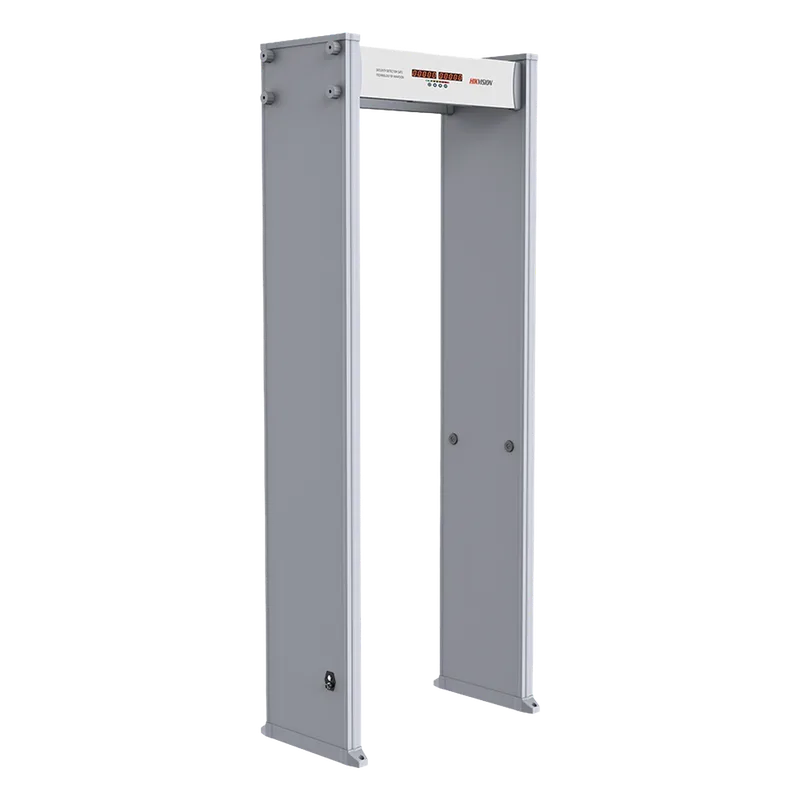 Arco Detector de Metales de 6 Zonas / Contador de Personas y Alarmas / Precisión de una Moneda 25 mm / 255 Niveles Sensibilidad / Pantalla LED HIKVISION ISD-SMG106C