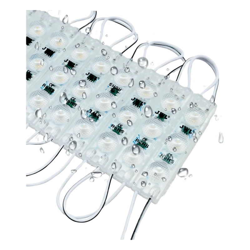 Cadena con 20 Módulos LED Individuales / Resistente a Intemperie / 4500 Lúmenes / 110V / Luz Blanca 6 500 K / Conectados en Serie / No Requiere Transformador. JWJ JUML-2936-B