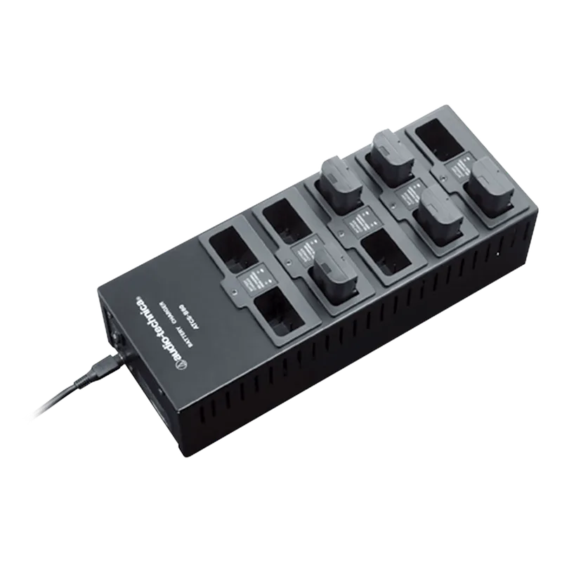 ESTACIÓN DE CARGA DE BATERÍAS PARA EL SISTEMA DE DEBATE INALÁMBRICO POR INFRARROJOS. AUDIO-TECHNICA ATCS-B60