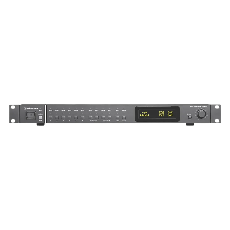 MEZCLADOR DIGITAL SMARTMIXER DE 14 ENTRADAS Y 12 BUSES | CONECTIVIDAD DANTE. AUDIO-TECHNICA ATDM-1012DAN