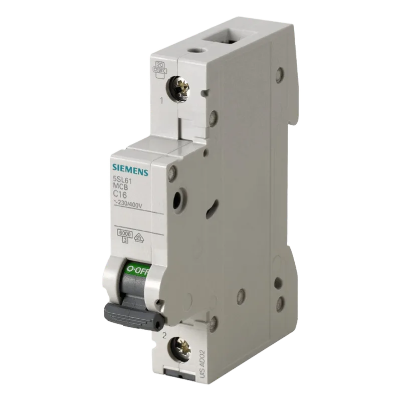 Interruptor Riel Dinn Tipo 5SL6, 1 polo, 2 amp SIEMENS 5SL61027CC