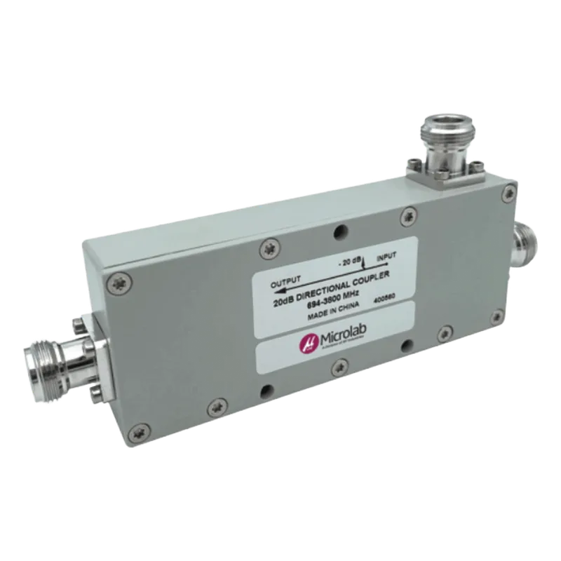 Acoplador Direccional / 694-3800 MHz / 300W / N hembra / 7 dB / PIM < -155 dBc / IP65 / Bajo Pérdida MICROLAB CCEP7738FN