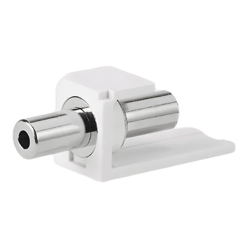 Módulo Acoplador Estéreo de 3.5 mm (1/8 Pulgadas), Tipo Mini-Com, de Paso, Color Blanco PANDUIT CM35MSCWHY