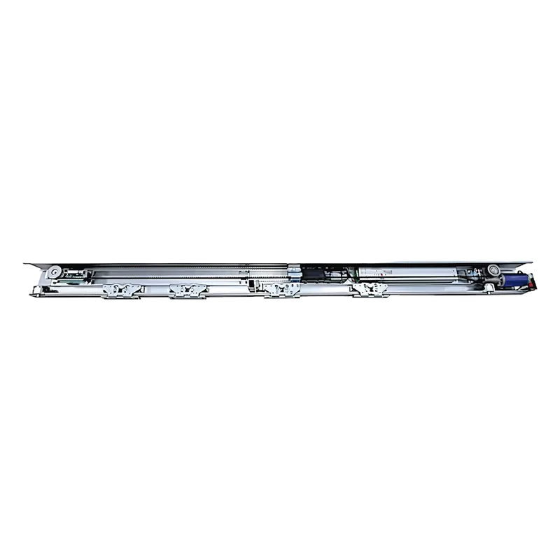 Operador Automático para Puertas Corredizas / Motor DC sin Escobillas de Alto Torque / Carga hasta 2 × 120 kg / Controlador por Microprocesador / Sincronizable / Función de Autoaprendizaje / Batería de Respaldo Opcional DORMAKABA DK120