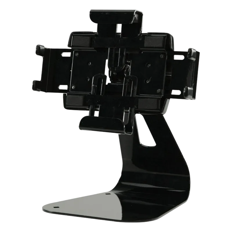 Soporte de Mesa Universal para Tabletas / Ajuste Universal Altura-Ancho / Inclinación ±30° / Rotación 360° / Capacidad 5 lb (2.27 kg) / Versión Seguridad Antirrobo / Gestión de Cables PEERLESS PTM400S