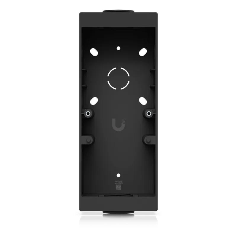 Caja de Conexión Color Negro para Lectores Profesionales UniFi Access y Doorbell, Montaje en Superficie Plana, Compatible con Conduit de 3/4" UBIQUITI UACC-READER-PRO-JB-B