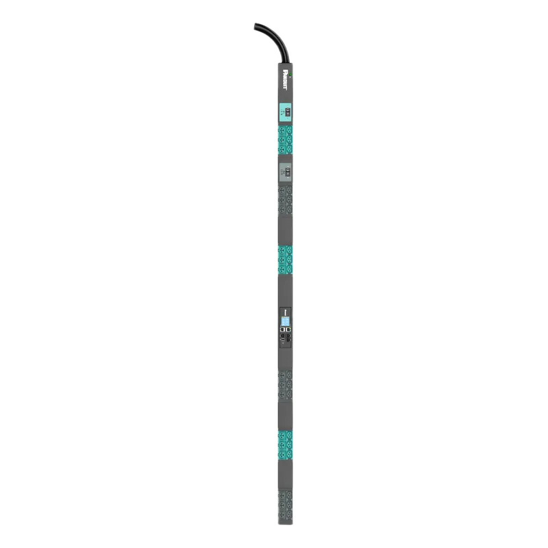 PDU EL2P Inteligente Monitoreable (MI) para Distribución de Energía, Enchufe de Entrada IEC 60309 2P+E 6h, Con 18 Salidas C13/C15 y 18 C13/C15/C19/C21, de Instalación Vertical, 230 Vca, 32 Amp PANDUIT E36D06L