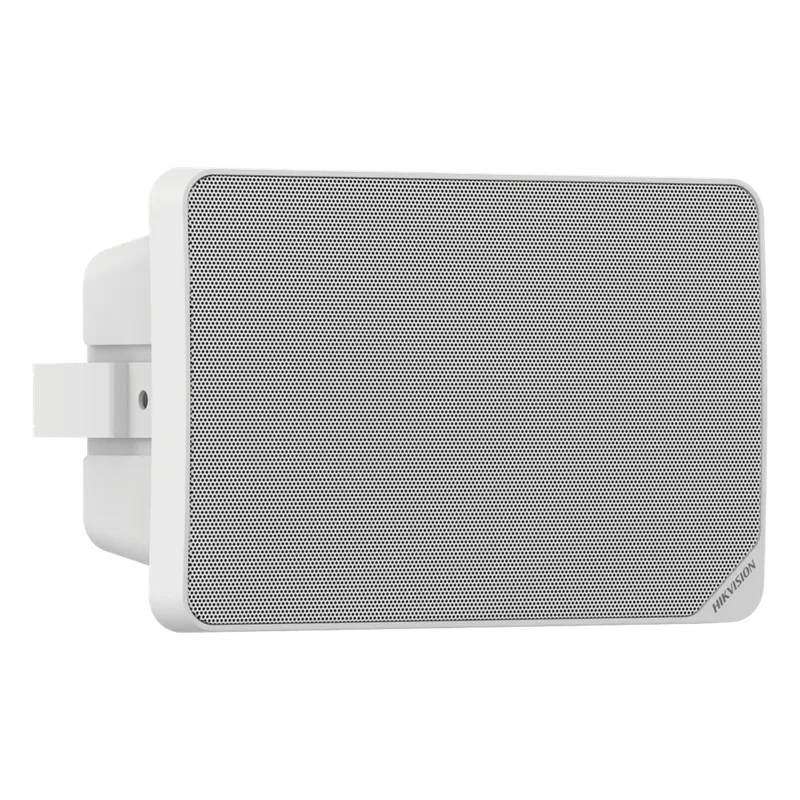 Bocina (Altavoz IP ) Con Bluetooth | Instalacion en pared | 10W | Alimentación POE | Exterior IP67 | Voceo en tiempo real | Calendarización de audios | Síntesis de Voz (TTS) | Instalación Horizontal y Vertical HIKVISION DS-QAZ1110G1R-BE