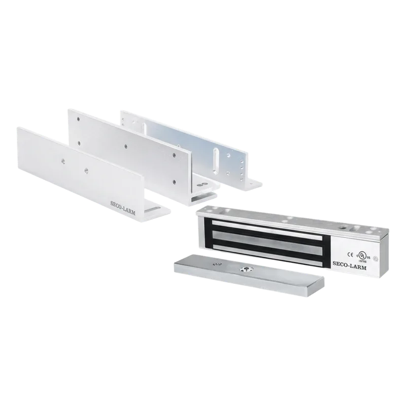 Kit Para Control de Acceso Incluye Chapa Magnética de 600 Lbs / Montaje En Z y L / Uso Interior / Certificación UL / Color Plata ENFORCER SECOLARM E941SA600PQ/KITZ
