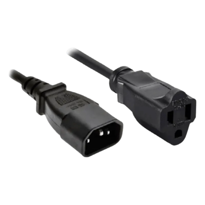 Cable de Alimentación / Enchufe C14/US / 60 cm (23.6 in) / Negro / Compatible NEO NEXMOSPHERE CB-US3B