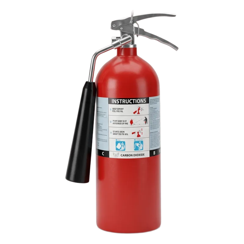 Extintor de dióxido de carbono CO2, para fuegos clase B y C, listado UL, 5LB (2.27 kg). VICTORY CO5LB
