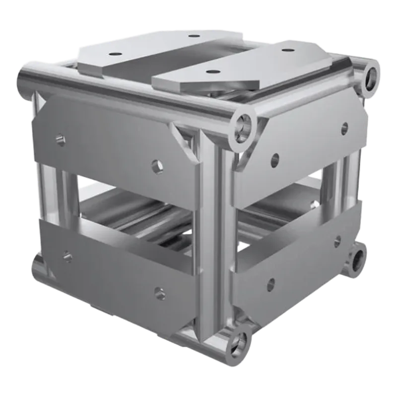 Cubo de Diseño 30x30 cm — 6 Vías de Conexión | Truss Tipo Americano | Esquina 3D SHINESTAGE EPYT30CDDTT