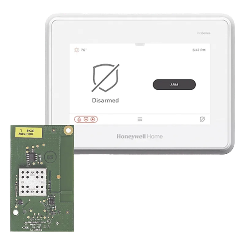 Panel de alarma con pantalla táctil de 7 pulgadas y comunicador WiFi integrado, hasta 250 zonas de seguridad, compatible con sensores DSC, Bosch, 2GIG, ITI y serie 5800 HONEYWELL HOME RESIDEO PROA7FAWIFI