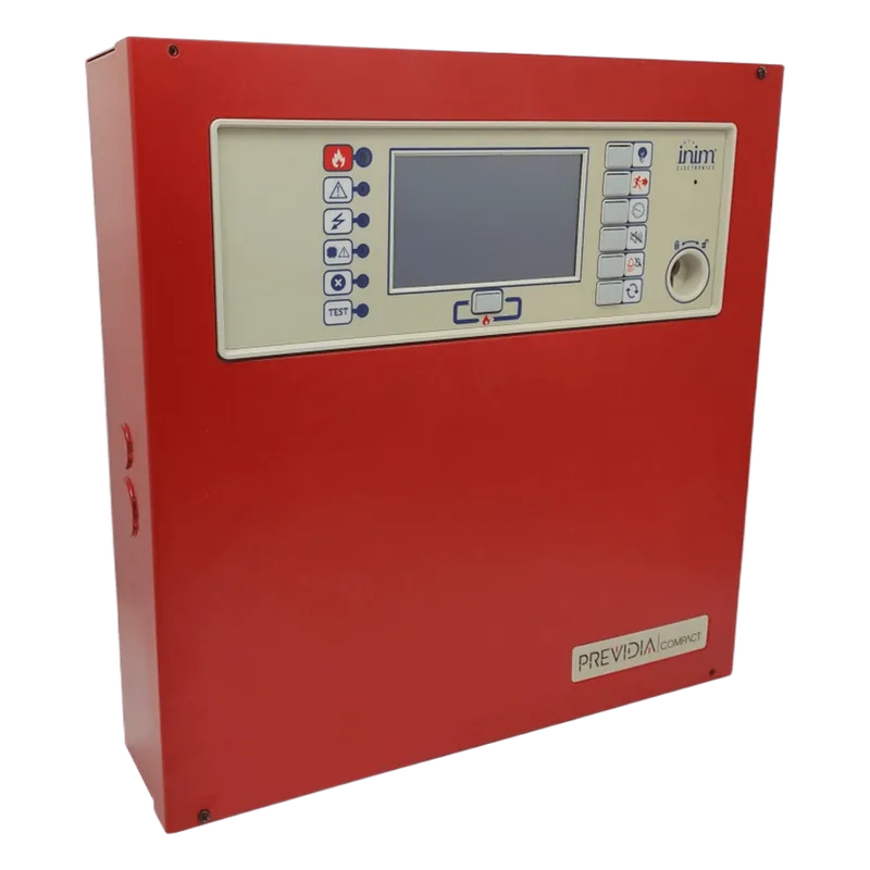 Central de Detección de Incendio Previdia Compact | Sistema Analógico Direccionable | 1 Loop Hasta 240 puntos en cualquier combinación | Gestión cloud integrada | Certificaciones EN54-2/4/21 | UL INIM ELECTRONICS PREVIDIAC-100SR