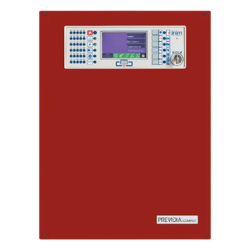Central de Detección de Incendio Previdia Compact | Sistema Analógico Direccionable | 2 Lazos Hasta 480 puntos en cualquier combinación | Gestión cloud integrada | Certificaciones EN54-2/4/21 | UL INIM ELECTRONICS PREVIDIAC-200SR