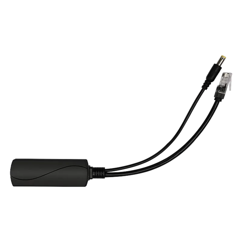 Splitter PoE / IEEE 802.3af/at / 30W / Puerto Gigabit / Salida DC 12V 2A / Indicadores LED / 95x26x20 mm (3.74x1.02x0.79 in) WI-TEK WI-POE51S-48V