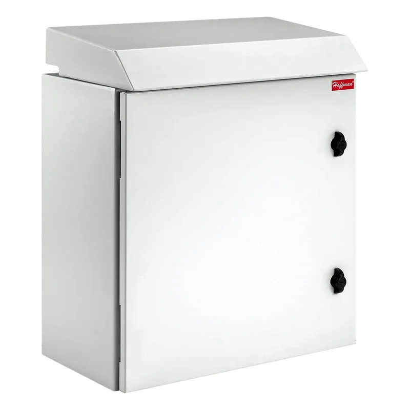 Gabinete Rack 19 UR ProTek Tipo 3R Exterior con Ventiladores y Termostato / 92.2 cm x 60 cm x 61 cm / Acero Gris RAL 7035 HOFFMAN PTRS362424G3