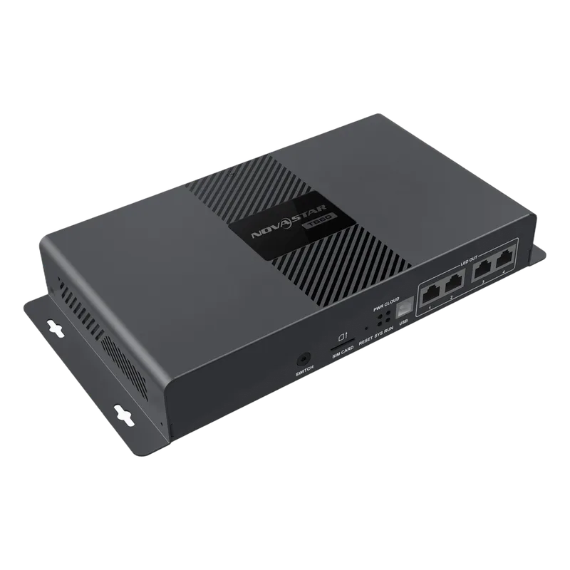Reproductor Multimedia TB60 / 4K Ultra HD / 4 Puertos Gigabit Ethernet / 2.3M Píxeles de Carga / Control Cloud / Wi-Fi 2.4 GHz / HDMI 1.3 / Audio Estéreo / Android 11 NOVASTAR