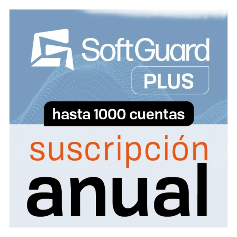 SoftGuard PLUS (Licencia Anual) / Software de Monitoreo / Plataforma Integral / Central de Alarmas / Video / GPS / Apps Móviles / CRM SGPLUS1000A