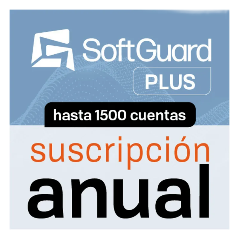 SoftGuard PLUS (Licencia Anual) / Software de Monitoreo / Plataforma Integral / Central de Alarmas / Video / GPS / Apps Móviles / CRM SGPLUS1500A