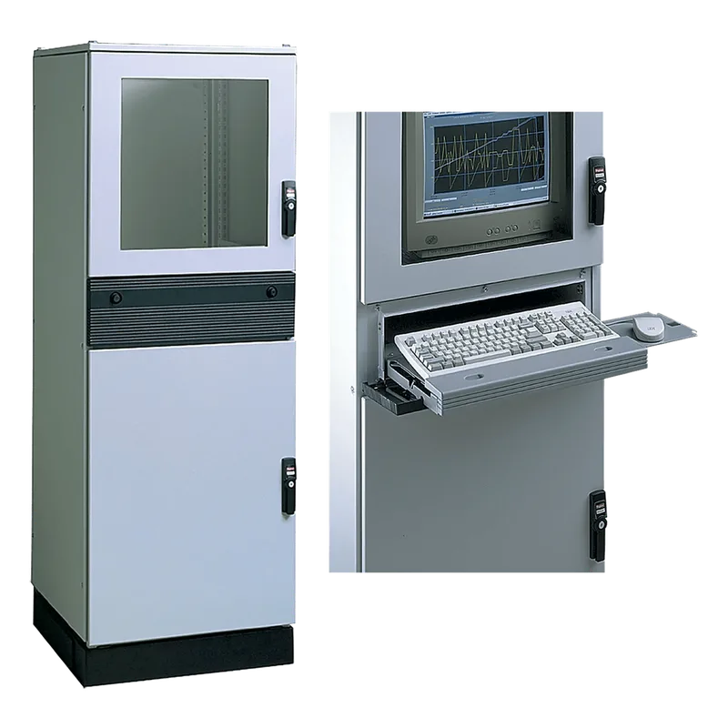 Gabinete Modular Industrial PROLINE PC Tipo 12 1800 x 600 x 600 mm (70.9 x 23.6 x 23.6 in) en Acero Gris RAL 7035 / IP55 / UL 508A / cUL / NEMA 12 / VDE HOFFMAN PPC1866