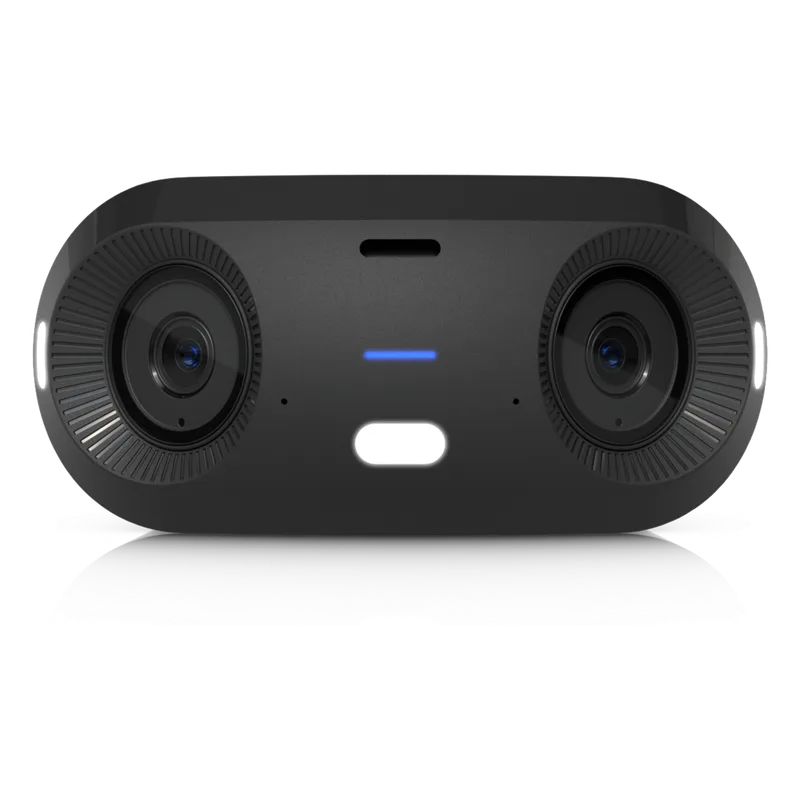 UniFi Protect G6 180 – Cámara PoE+ Dual Sensor de 16 MP para Interior/Exterior con Motor de IA Multi-TOPS y Cobertura Panorámica de 180° UBIQUITI UVC-G6-180-W