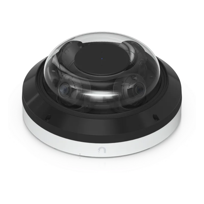 Cámara Multisensor AI de 32 MP con 4 Lentes Ajustables, Zoom Óptico 2.33×, Cobertura IR 360°, Motor AI Multi-TOPS y Alimentación PoE++ para Monitoreo de Amplia Cobertura UBIQUITI UVC-AI-MS-4-W