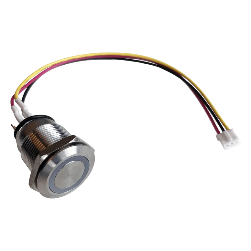 Botón Acero Inoxidable IP65 19 mm/ Control LED Programmable / Cable 60 cm NEXMOSPHERE S-B90W43