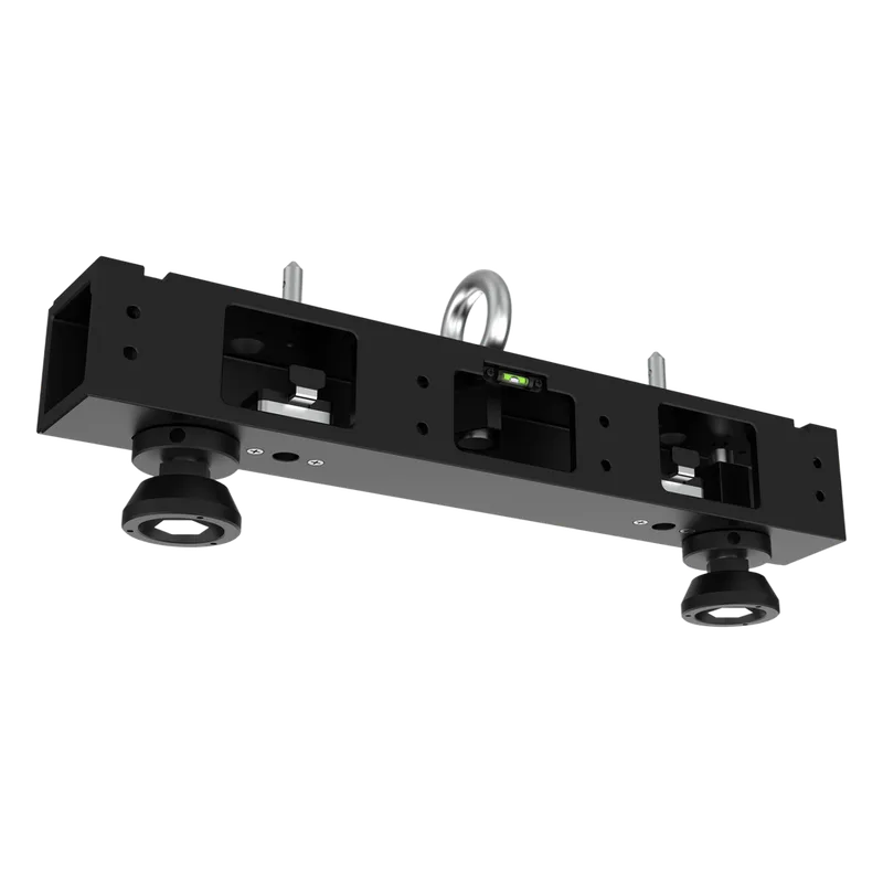Barra Colgante LED / Instalación a Piso y Colgante / Aleación de Aluminio/ Altura Colgado 10 m / Altura Apilado 5 m / Negro HIKVISION DS-DPRSS-1N/HBBS05/CB