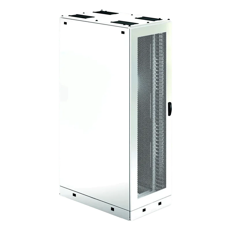 Gabinete para Servidor ProLine S1, 45U, Dimensiones 2163 x 800 x 1200 mm, Acero Blanco RAL 9003, Base con Ruedas/Niveladores, Incluye Soporte para Regletas, Manejo de Cableado y Puerta Perforada Flujo de Aire HOFFMAN PS1SPE21812W