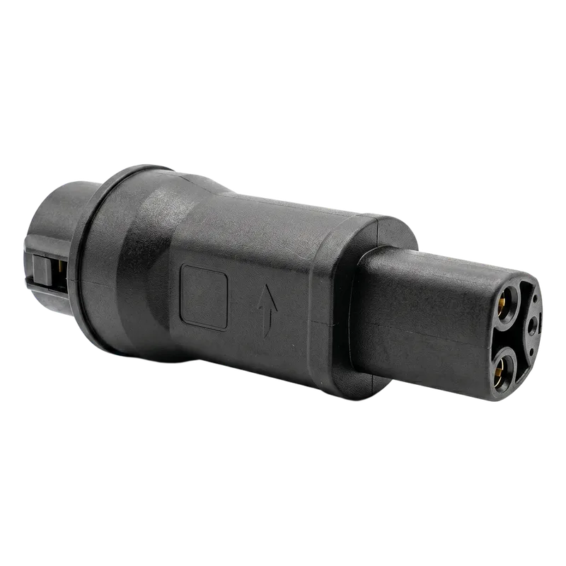 Adaptador de Conector EV / Entrada Tipo 1 (SAE J1772) / Salida NACS / 7 kW / 32 A / 220 V AC / Monofásico / Uso Interior y Exterior GREENC T1/NACS