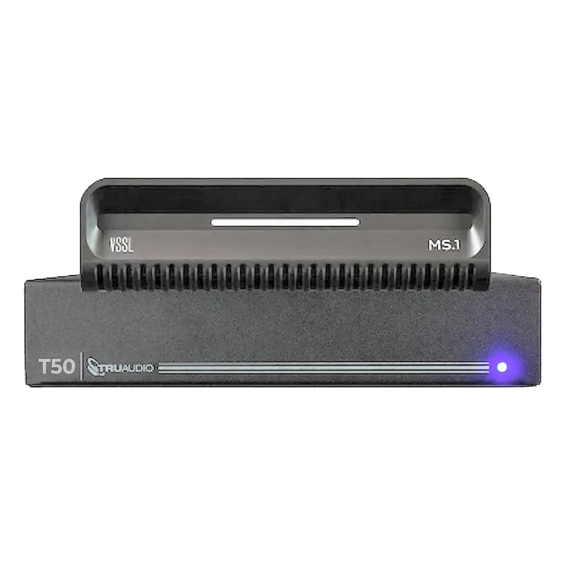 KIT Amplificador T50 y Streamer de Audio Modular MS.1 | PoE + USB-C | HDMI eARC + Óptica + RCA | Bluetooth LE Audio | WiFi | Control4-Crestron-Elan-RTI-URC-Savant-Lutron | AirPlay2-GoogleCast-SpotifyConnect TRUAUDIO MS1/T50