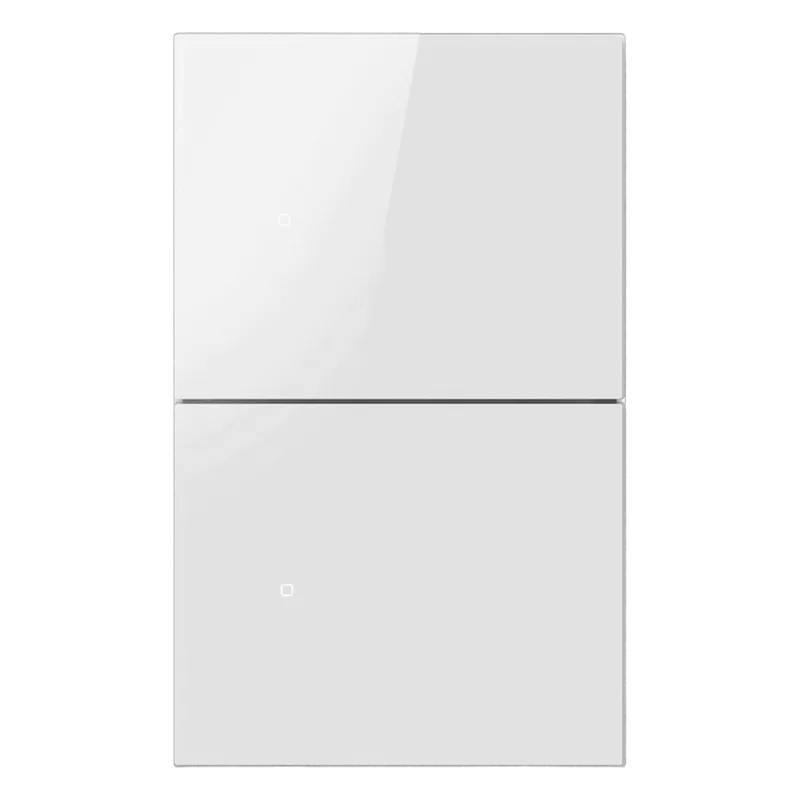 Apagador inalámbrico ZigBee 110-220V 2 GANG AKUBELA ZBG6R2USWH