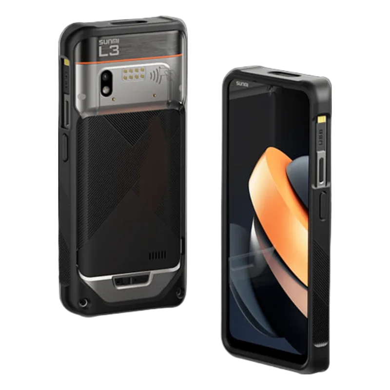 Funda Protectora / Silicona Reforzada / Protección 1.5 m (4.9 ft) / SUNMI L3 / Acceso Completo / Negro L3-CASE