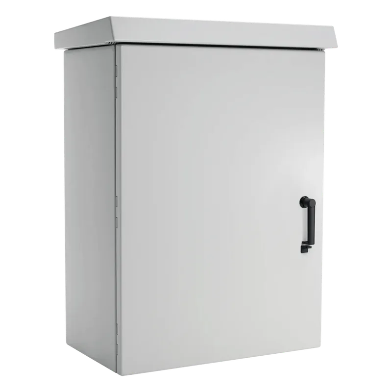 Gabinete Para Exterior OSP ComLine de 18 UR, 700 mm de Ancho, 600 mm de Profundidad De Aluminio, Color Gris Claro Con Protección NEMA 4/12/4X/3/3R; IP66 HOFFMAN ECL907060P