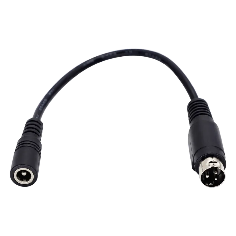 Adaptador de Corriente DC Jack 5.5mm x 2.1mm a Mini-DIN de 3 Pines PARTS PL3DIN