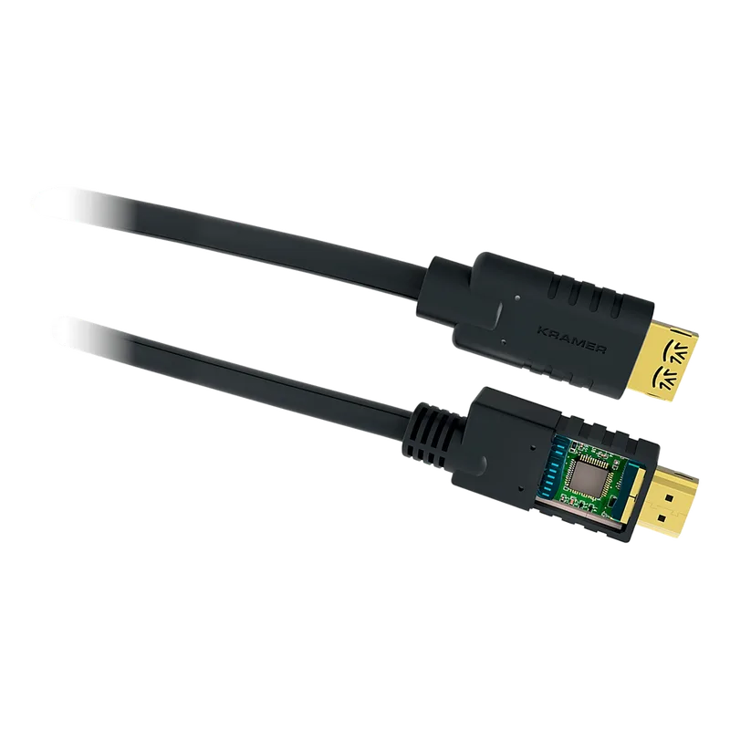 Cable HDMI Activo 4K a 60Hz | HDR, Triple Blindaje, K-Lock | CA-HM (10.70 mts / 35 ft) KRAMER CA-HM-35