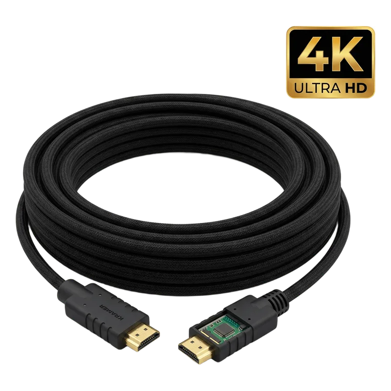 Cable HDMI Activo 4K a 60Hz | HDR, Triple Blindaje, K-Lock | CA-HM (20 mts / 66 ft) KRAMER CA-HM-66