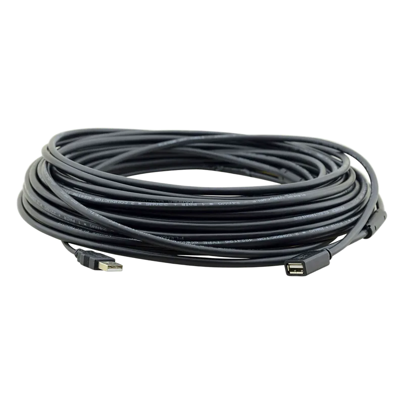 Cable Extensor Activo USB 7.60 mts | USB 2.0 Alta Velocidad 480 Mbps | Alimentación por Bus | Sin Drivers | Hubs Integrados 1-2 Tiers KRAMER CA-UAM/UAF-25