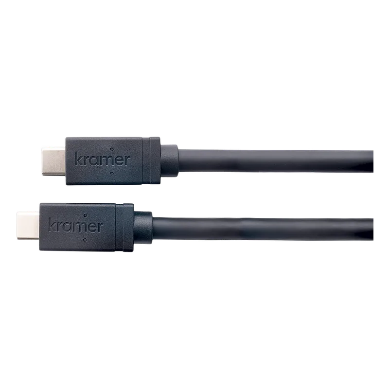 Cable USB 3.2 GEN-2 Full Featured | USB-C Macho a USB-C Macho | Transferencia 10 Gbps | 4K@60 Hz | Carga 100W | K-Lock | 3 ft (0.9 m) KRAMER C-U32/FF-6