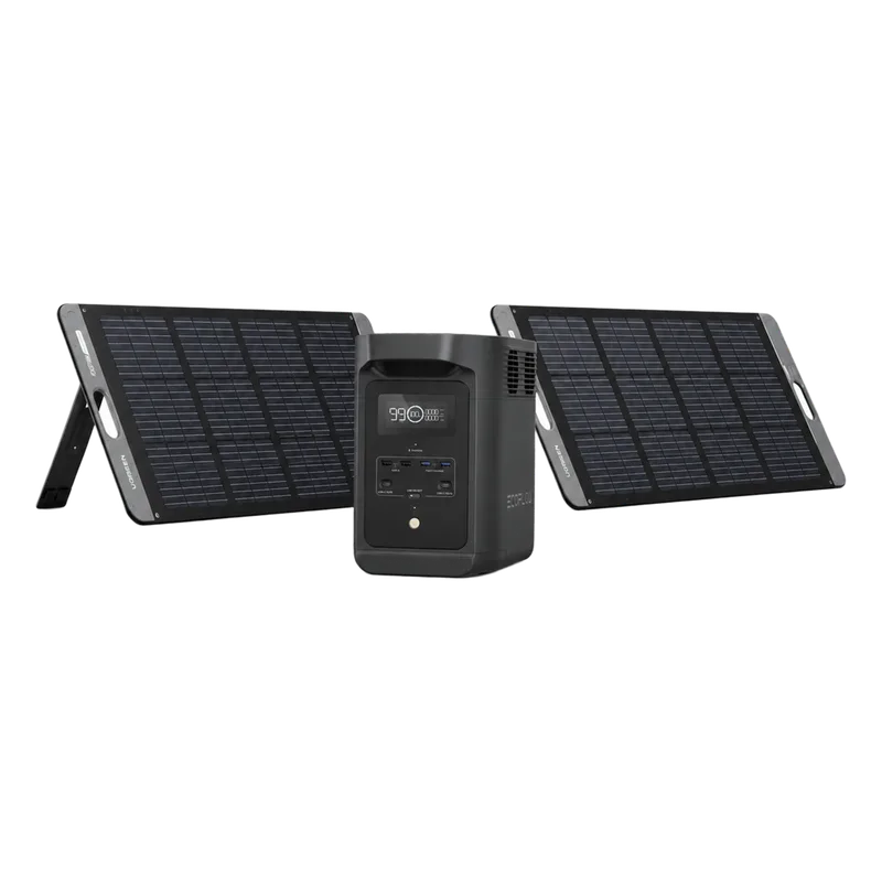 KIT DE ENERGÍA PORTÁTIL ECOFLOW E980 Y PANEL SOLAR 200W UGREEN KITE98015114