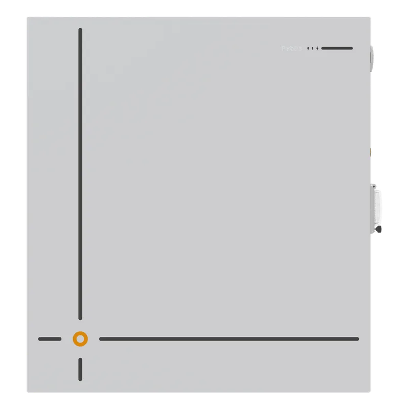 Batería LiFePO4 IP66 para exteriores / 51.2 Vcc / 314 Ah / 16 kWh / Corriente continua 125A (6.4kW) / Pico 300A (15.36kW) @15s / Instalación en pared o piso / UL 9540 Ed.3 / Celdas grado automotriz Tier 1 PYTES V16