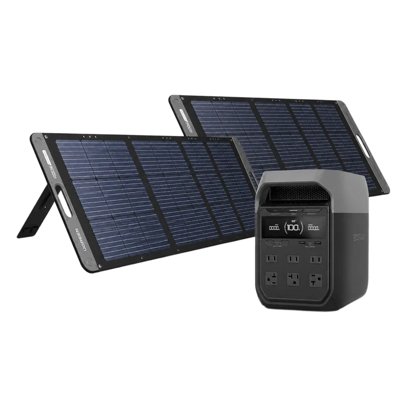 KIT DE ENERGÍA PORTÁTIL ECOFLOW E980 Y PANEL SOLAR 200W UGREEN KITEFD315114
