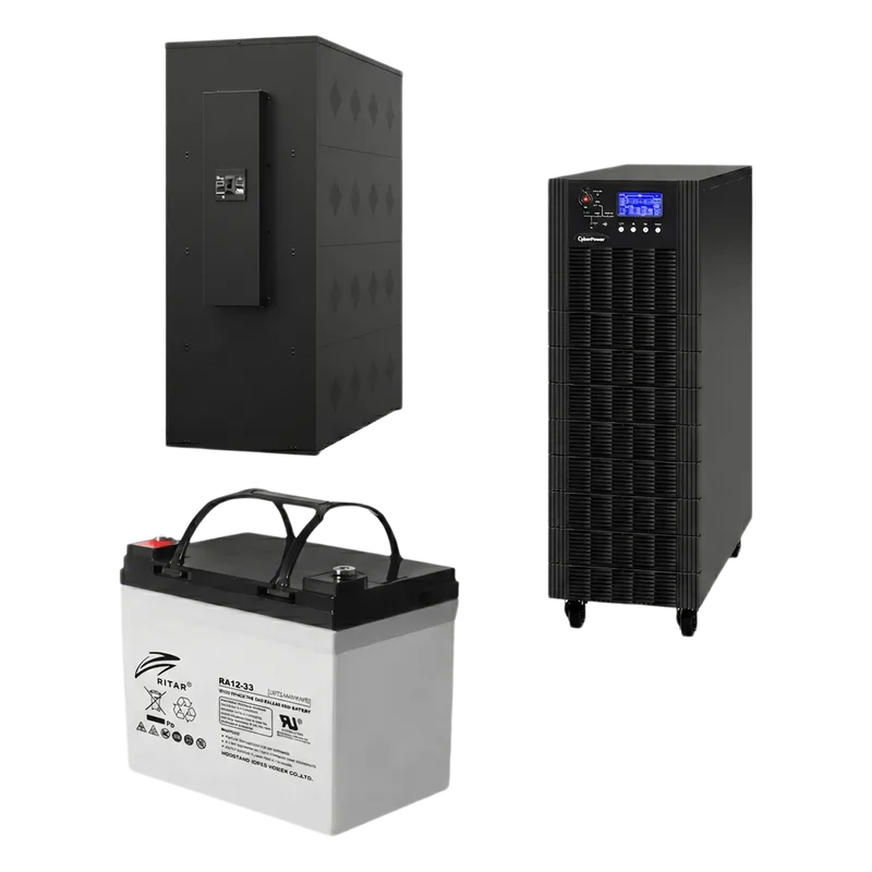 UPS Trifásico de 30 kVA/27 kW, Topología Online Doble Conversión, Voltaje de 208/220 Vca de L-L, Respaldo de 5 Minutos al 100% de Carga, Incluye Módulo y Banco de Baterías CYBERPOWER HSTP3T30K100P-5MIN-STARTUP